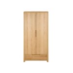 Curve 2 door 1 drawer wardrobe